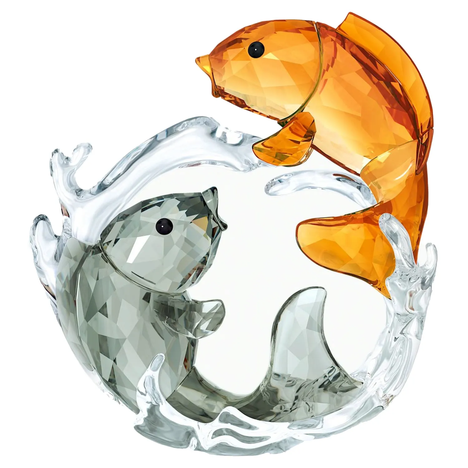 Swarovski Large Color Figurine DOUBLE CARPS -5376621