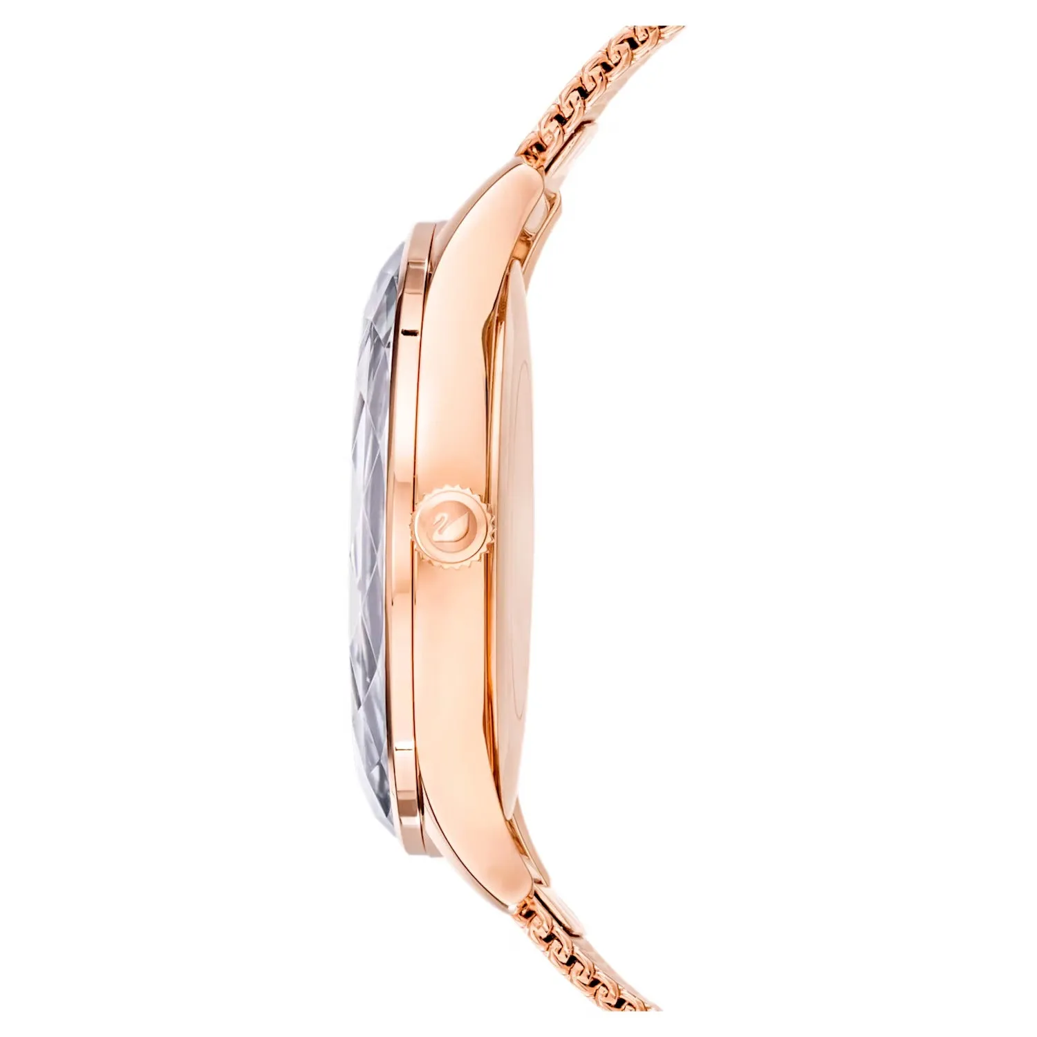 Swarovski OCTEA NOVA Watch Milanese bracelet, Gray, Rose gold -5451634