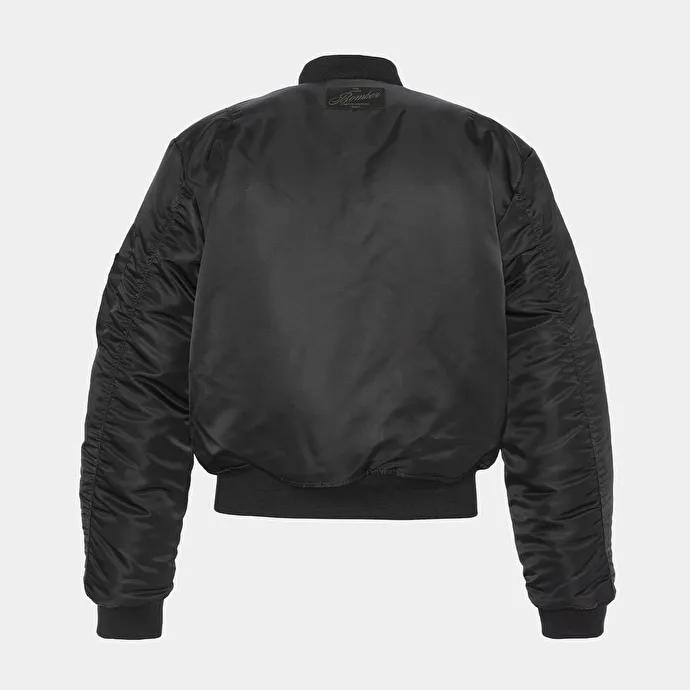 The Jonak Bomber - Jonak x Schott in black nylon