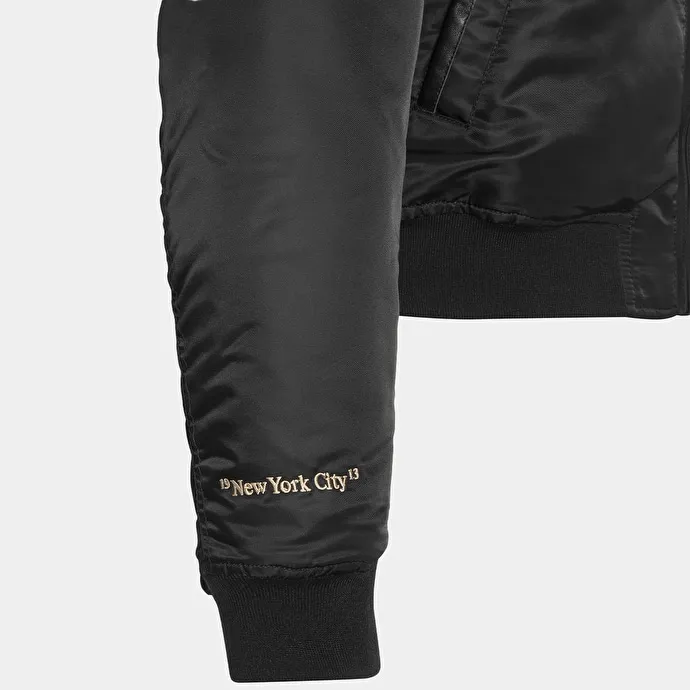 The Jonak Bomber - Jonak x Schott in black nylon