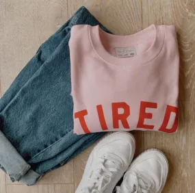 Tired Jumper | Pink & Red