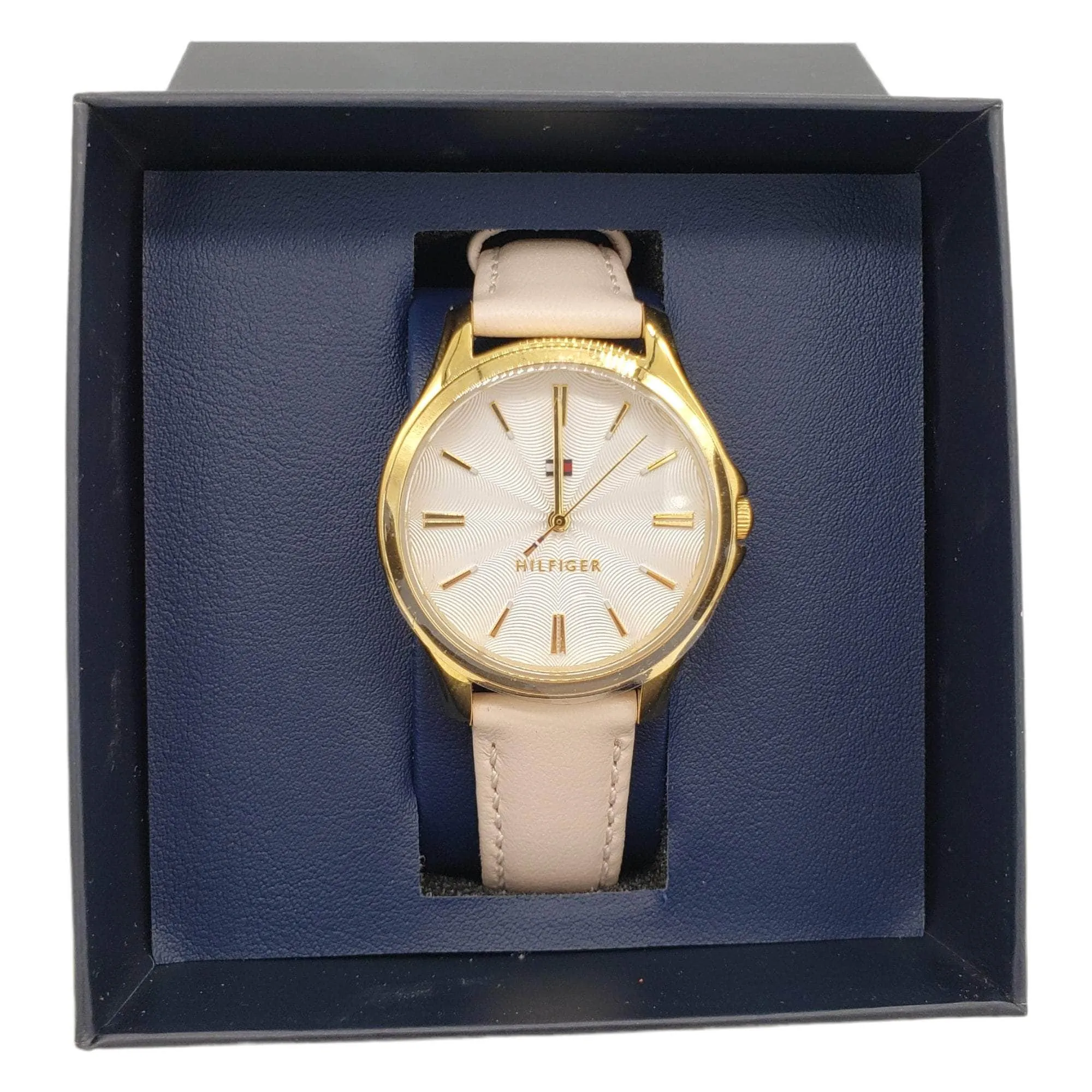 Tommy Hilfiger Cream & Gold Watch