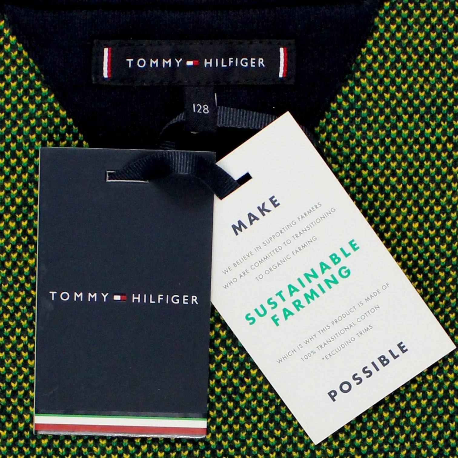 Tommy Hilfiger Green Black Watch Jumper