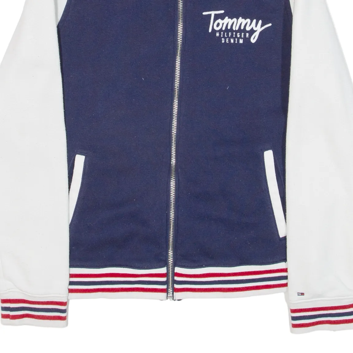 TOMMY HILFIGER Womens Bomber Jacket Blue XS