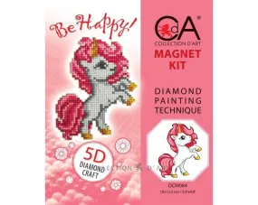 Unicorn Diamond Painting Magnet Kit