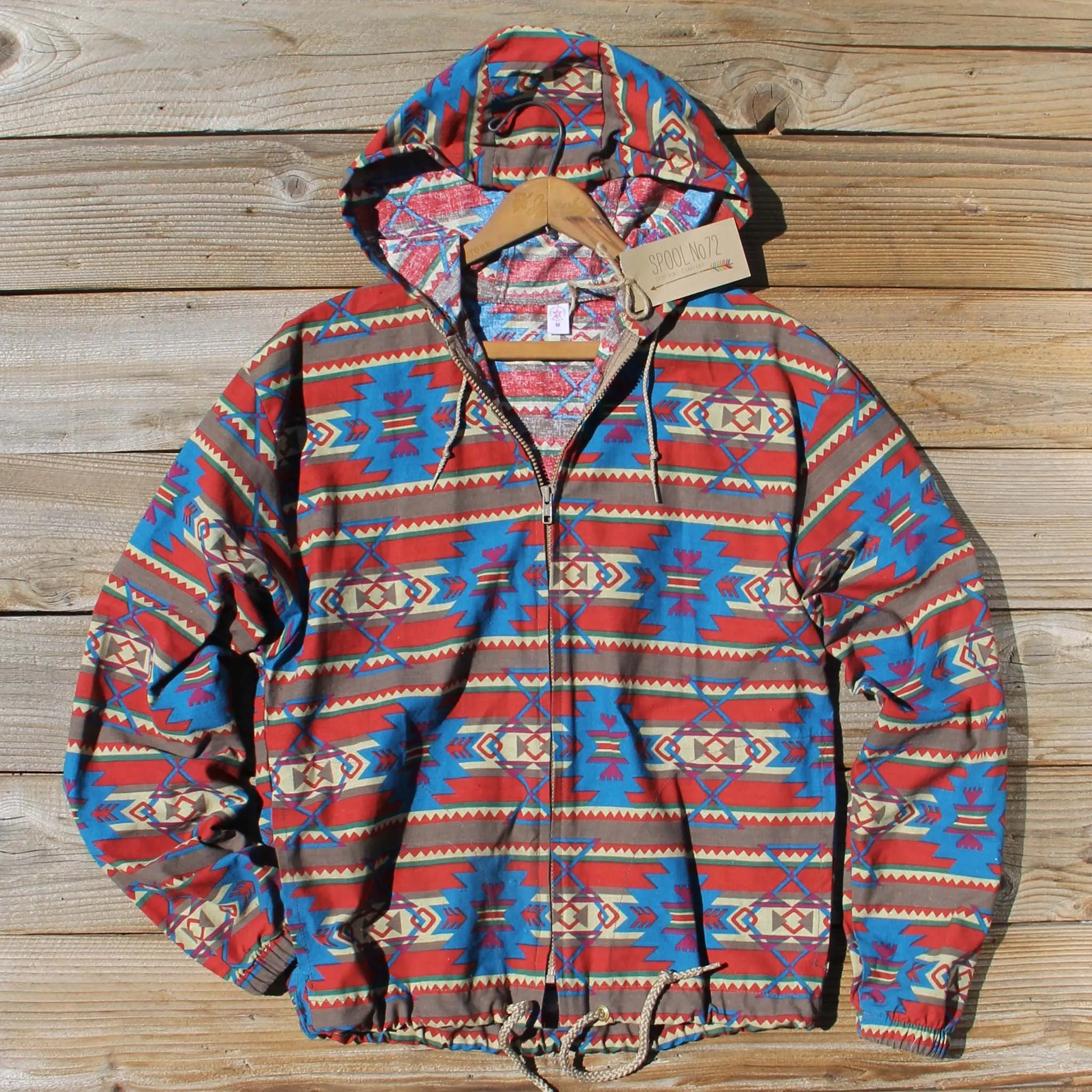 Vintage Fall Hooded Jacket