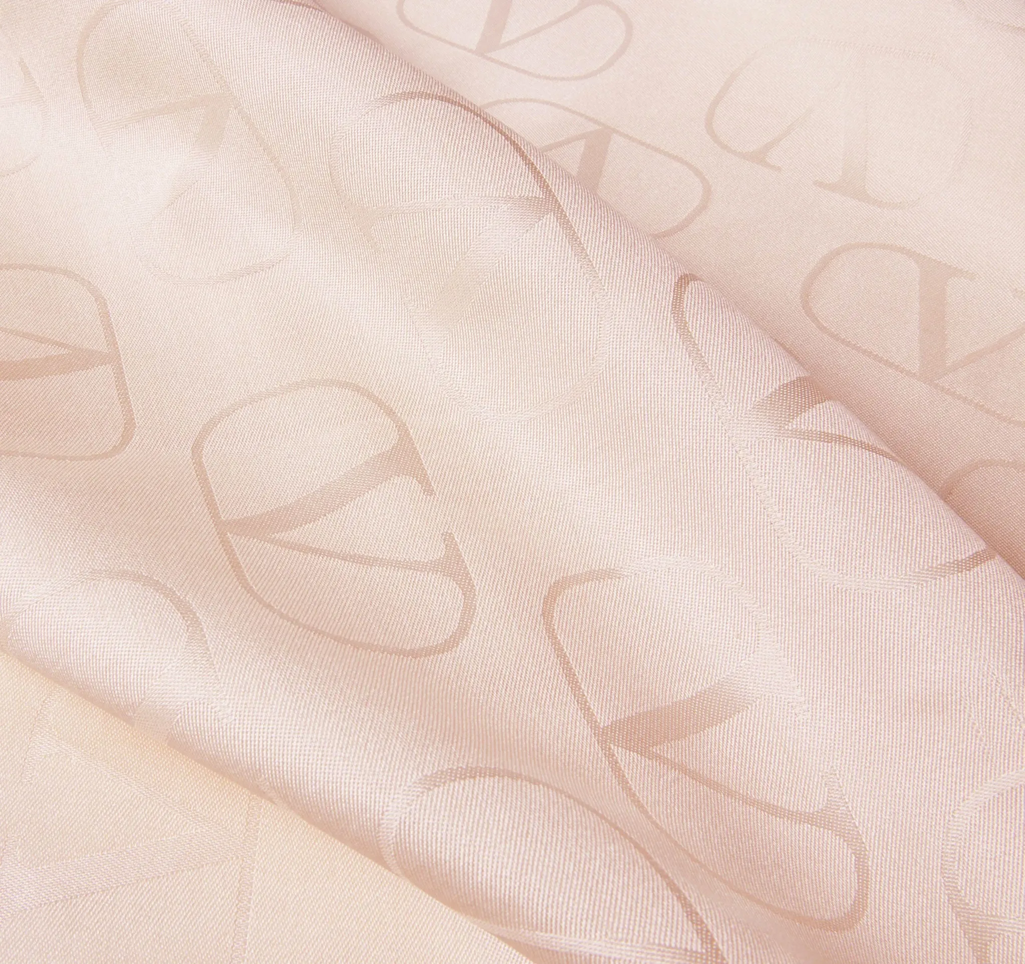 VLogo Signature Silk Shawl, Poudre