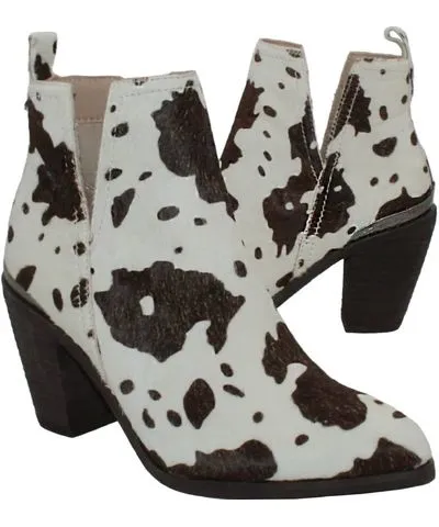 VOLATILE Women Mumba Boot In Black/white Cow