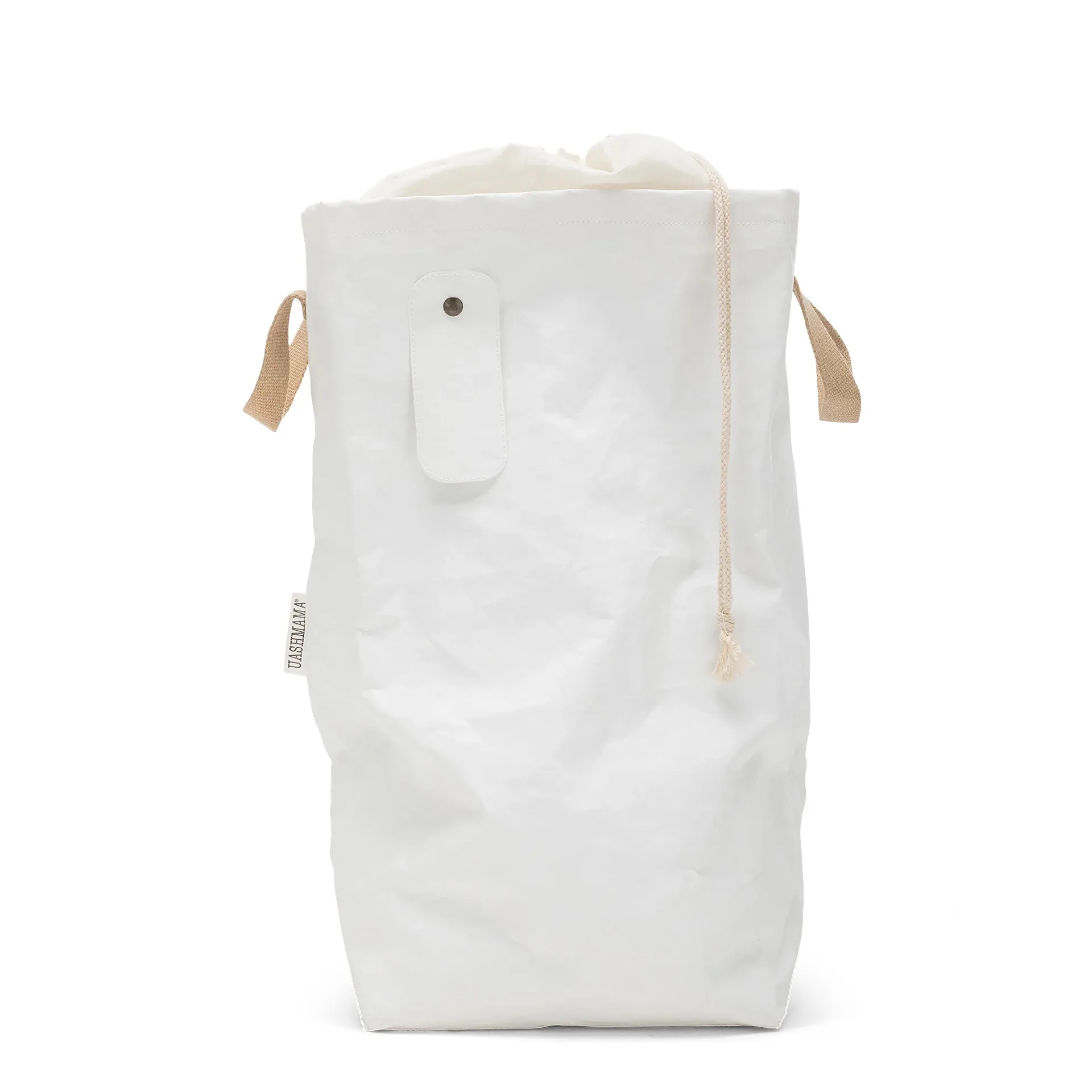 Washable Paper Lapo Laundry Bag in White