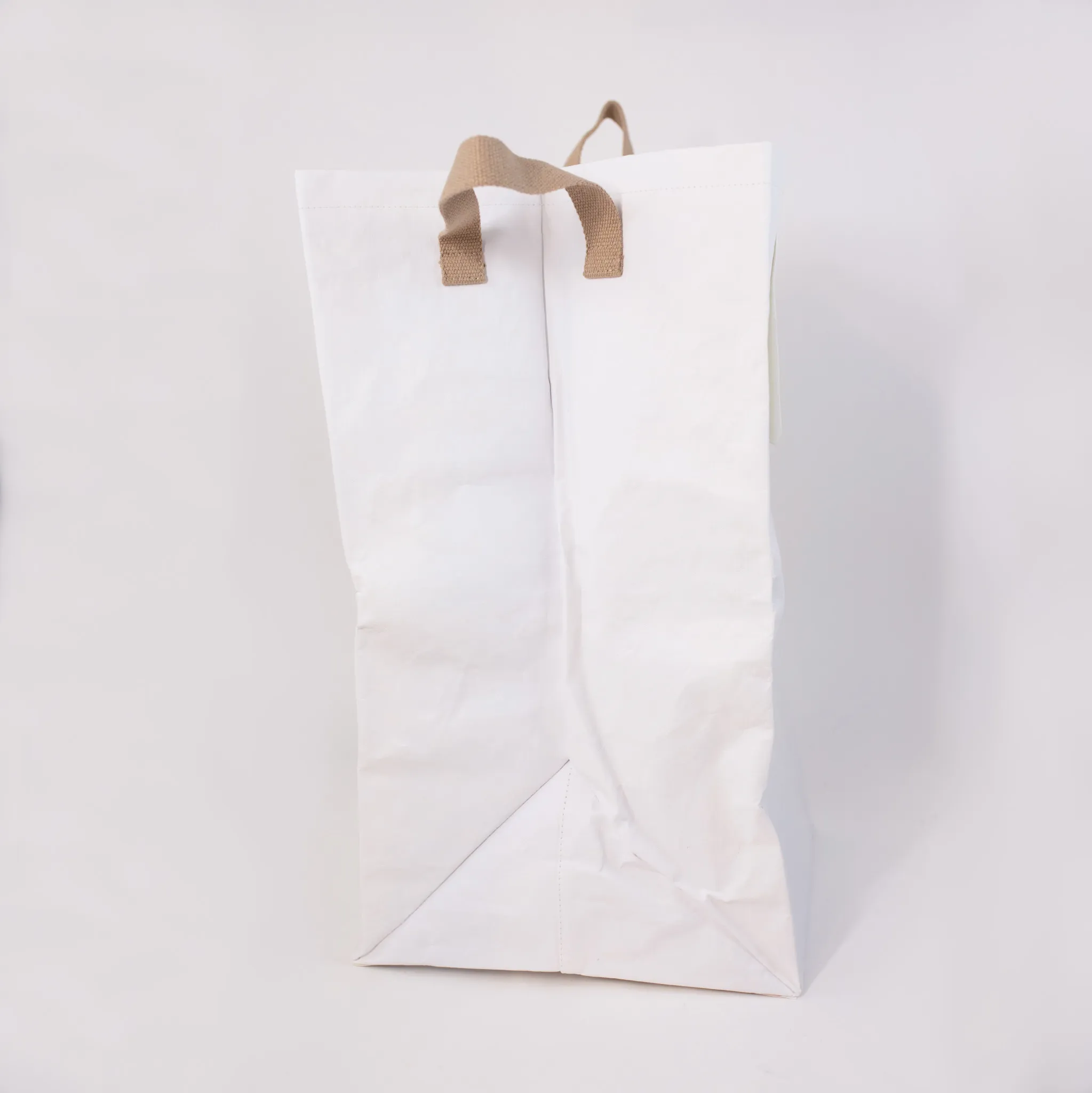 Washable Paper Lapo Laundry Bag in White