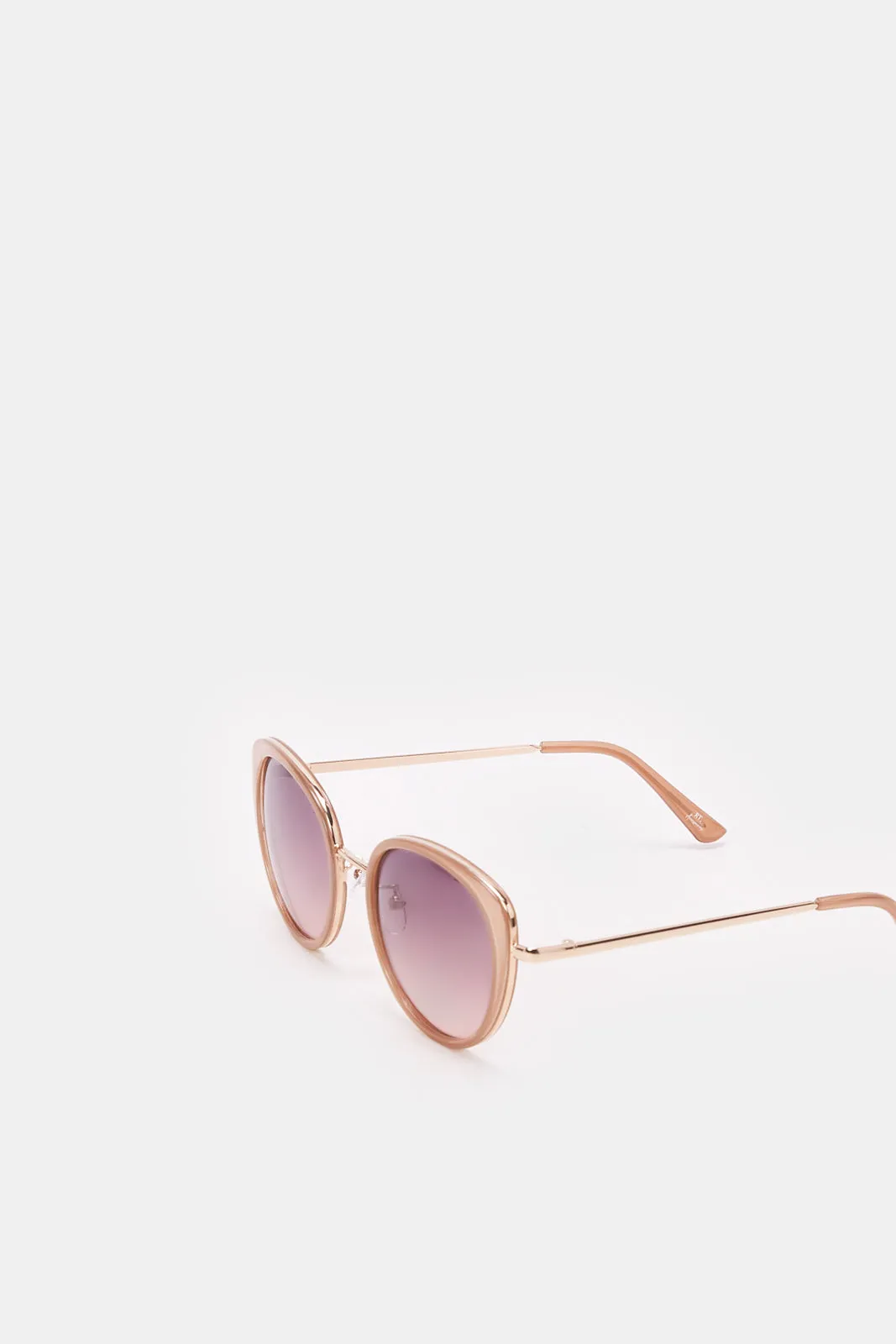 Women Beige Cat Eye Sunglasses