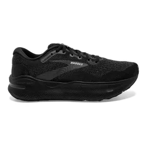 Women's Brooks Ghost Max, Black/Black/Ebony, 7 2E Extra Wide